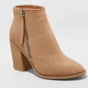 Crissy Laser Cut Ankle Booties - Universal Thread